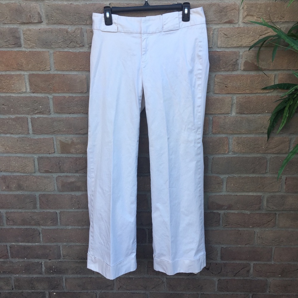 Banana Republic white pants